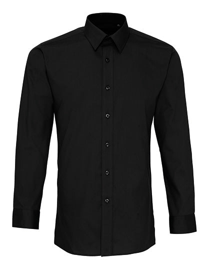 Hemd Men´s Long Sleeve Fitted Poplin besticken & bedrucken | Pulsar Workwear