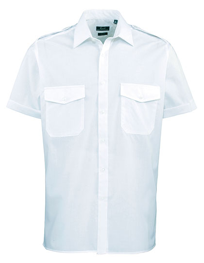 Pilot Shirt Short Sleeve - Light Blue