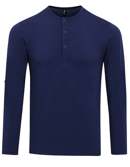 Men´s Long-John Roll Sleeve Tee - Indigo