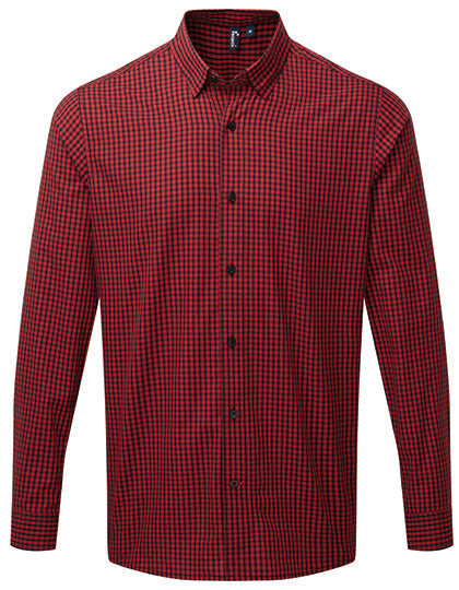 Men´s Maxton Check Long Sleeve Shirt - Black/Red