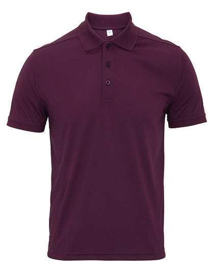 Men´s Coolchecker® Piqué Polo - Aubergine
