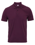 Men´s Coolchecker® Piqué Polo - Aubergine