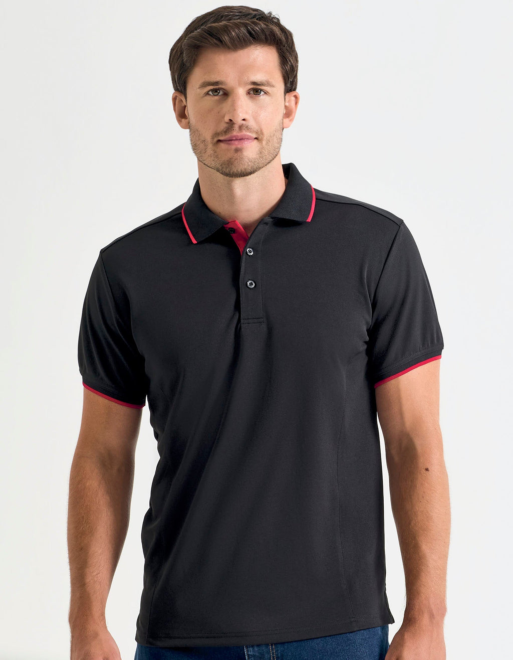 Poloshirt Men´s Contrast Coolchecker® besticken & bedrucken | Pulsar Workwear