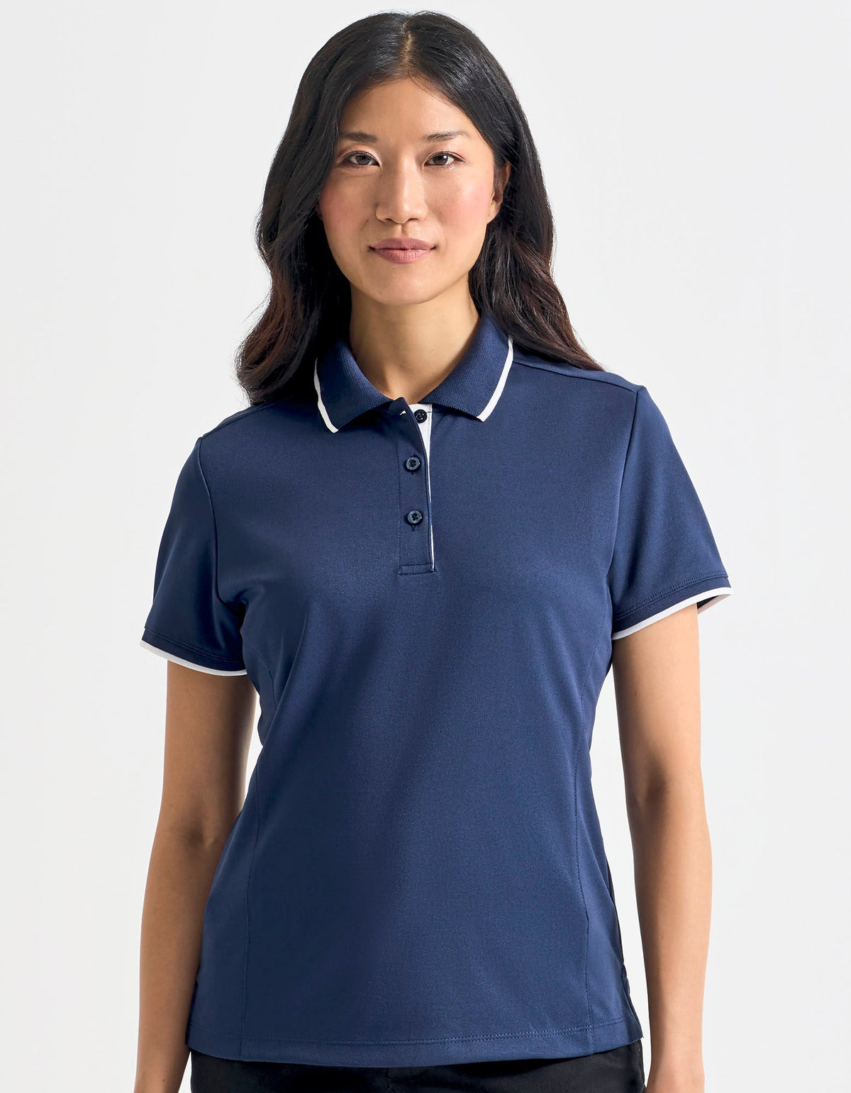 Poloshirt Women´s Contrast Coolchecker® besticken & bedrucken | Pulsar Workwear
