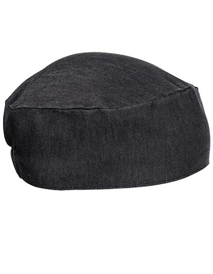 Chef´s Skull Cap - Black Denim