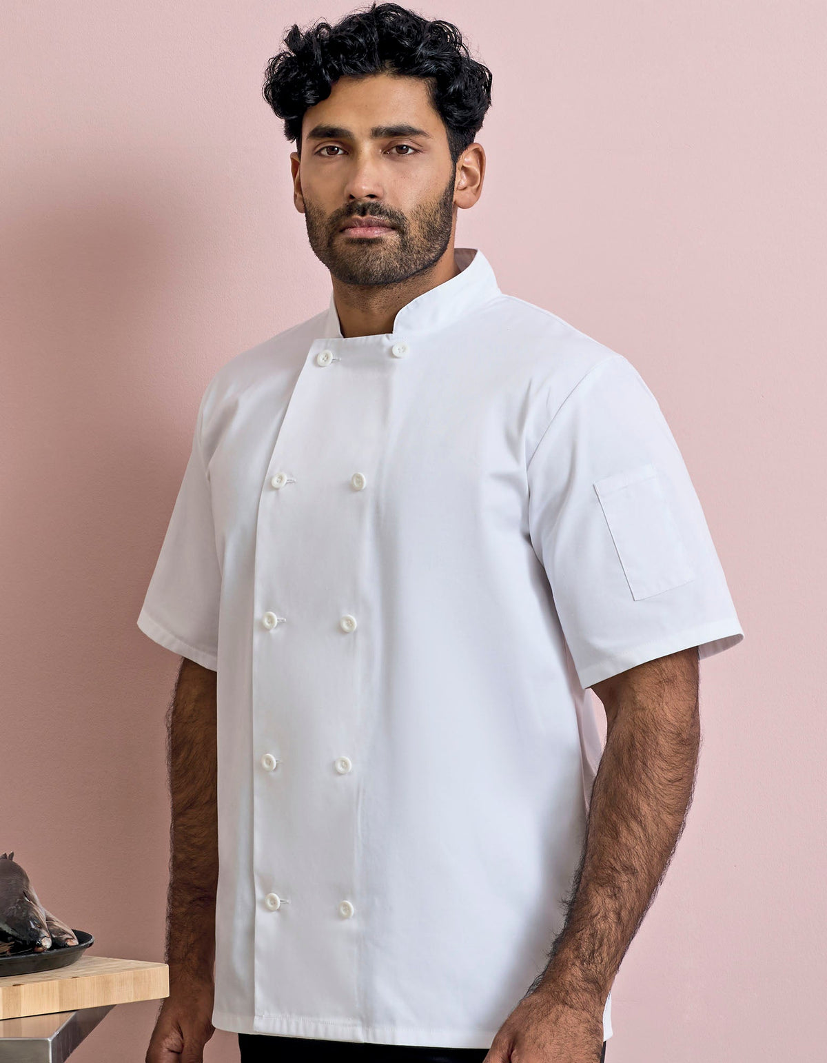 Jacke Short Sleeve Chef´s besticken & bedrucken | Pulsar Workwear