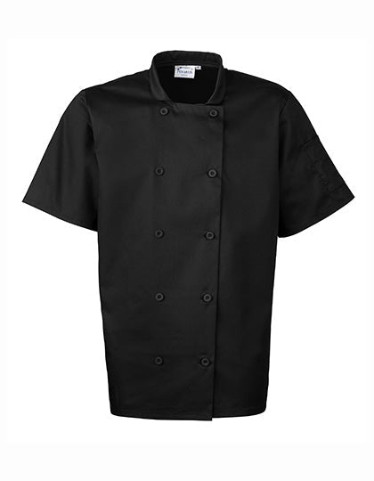 Short Sleeve Chef´s Jacket - Black