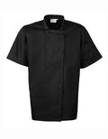 Short Sleeve Chef´s Jacket - Black