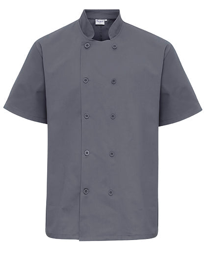 Short Sleeve Chef´s Jacket - Steel