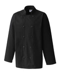 Long Sleeve Chef's Jacket - Black