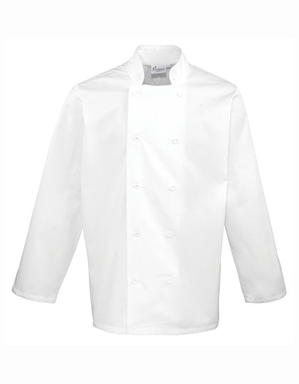 Long Sleeve Chef's Jacket - White