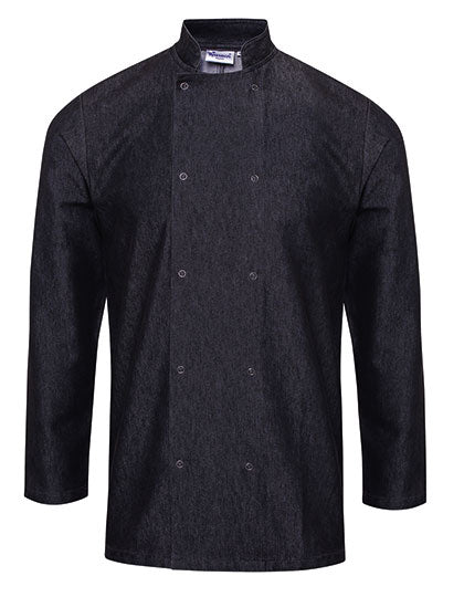 Denim Chef´s Jacket - Black Denim