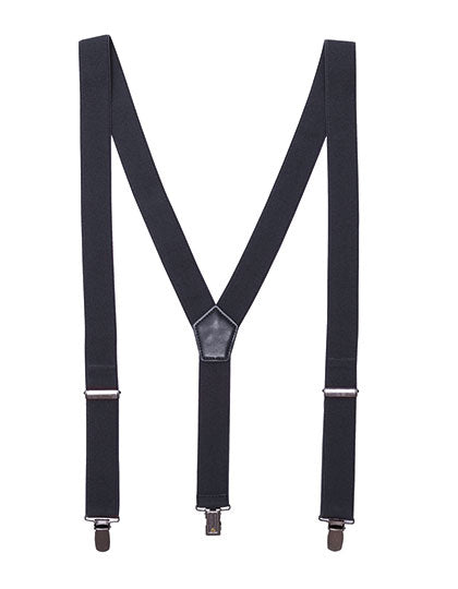 Clip On Trousers Braces/Suspenders - Steel