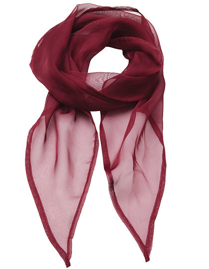 Women´s Colours Collection Chiffon Scarf - Burgundy