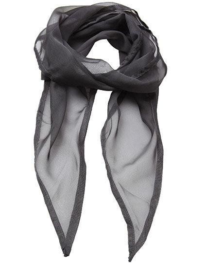 Women´s Colours Collection Chiffon Scarf - Dark Grey