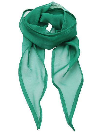 Women´s Colours Collection Chiffon Scarf - Emerald