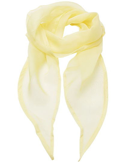 Women´s Colours Collection Chiffon Scarf - Lemon