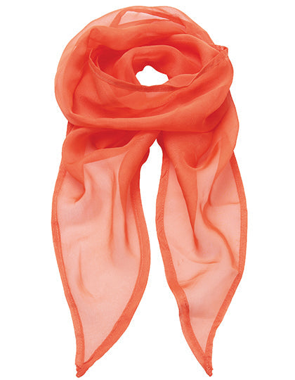 Women´s Colours Collection Chiffon Scarf - Orange