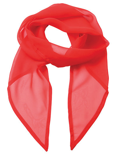 Women´s Colours Collection Chiffon Scarf - Strawberry Red