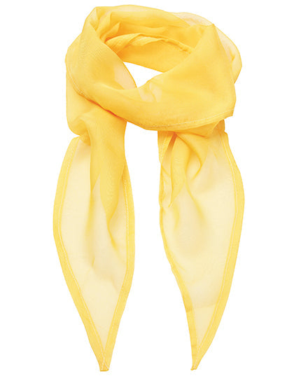 Women´s Colours Collection Chiffon Scarf - Sunflower