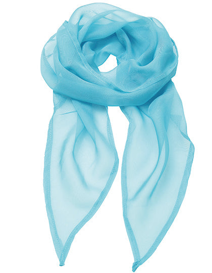 Women´s Colours Collection Chiffon Scarf - Turquoise