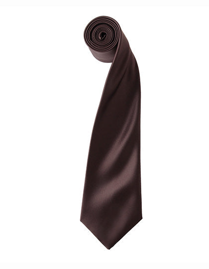 Colours Collection Satin Tie - Brown