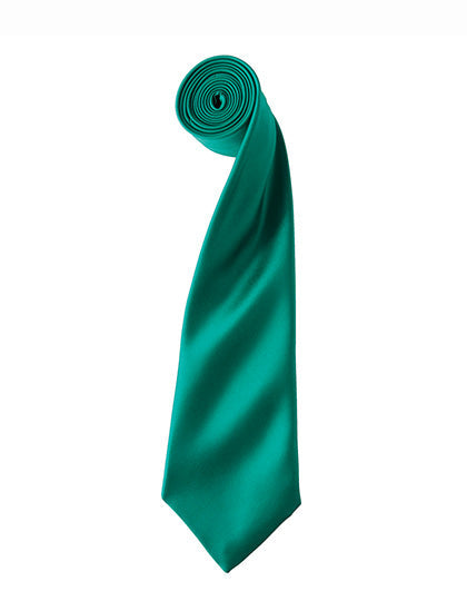 Colours Collection Satin Tie - Emerald
