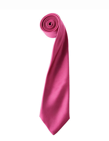 Colours Collection Satin Tie - Hot Pink