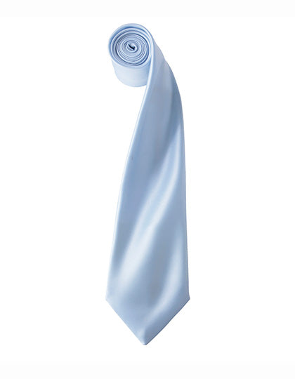 Colours Collection Satin Tie - Light Blue