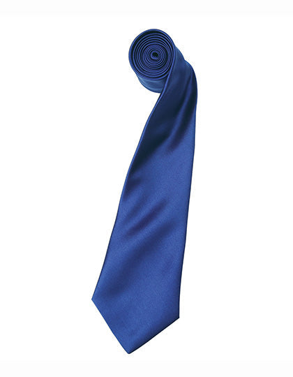 Colours Collection Satin Tie - Marine Blue