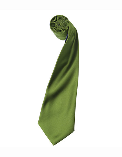 Colours Collection Satin Tie - Oasis Green