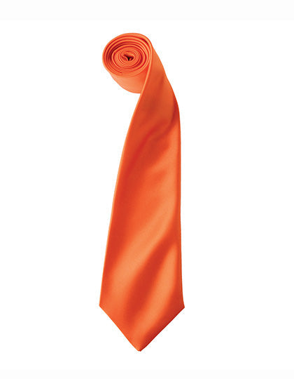Colours Collection Satin Tie - Orange