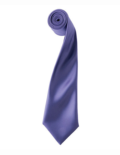 Colours Collection Satin Tie - Purple
