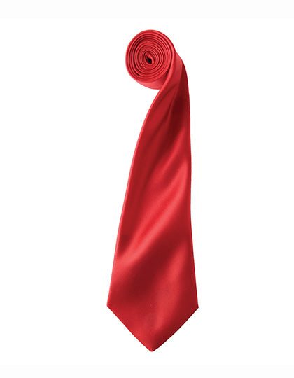 Colours Collection Satin Tie - Red