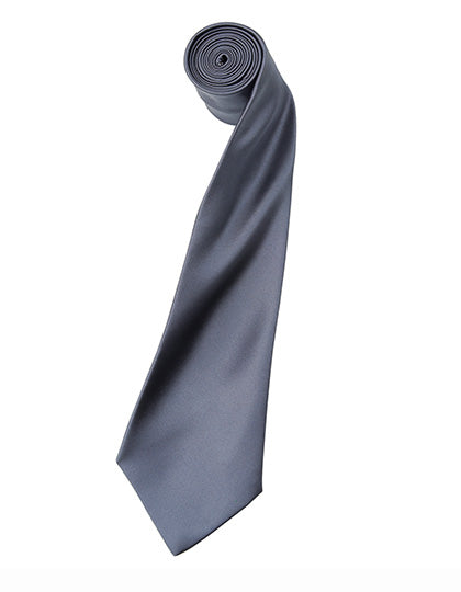 Colours Collection Satin Tie - Steel