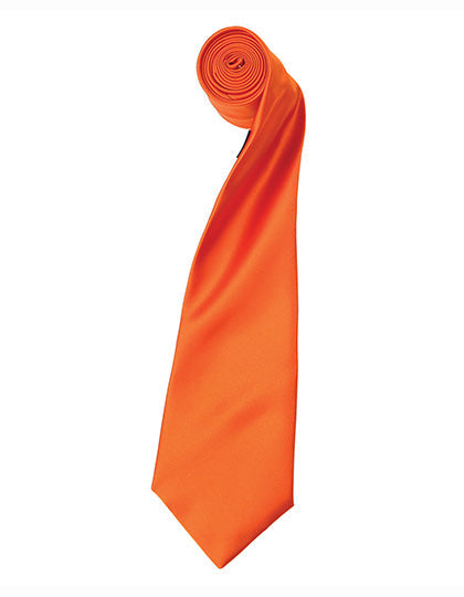 Colours Collection Satin Tie - Terracotta