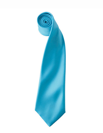 Colours Collection Satin Tie - Turquoise