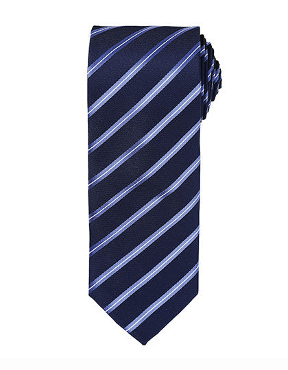 Sports Stripe Tie - Navy/Royal