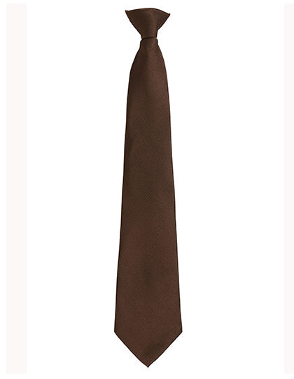 Colours Orginals Fashion Clip Tie - Brown
