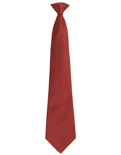 Colours Orginals Fashion Clip Tie - Burgundy