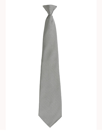 Colours Orginals Fashion Clip Tie - Pale Grey (Silver)