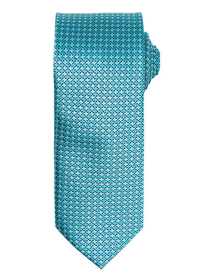 Puppy Tooth Tie - Turquoise