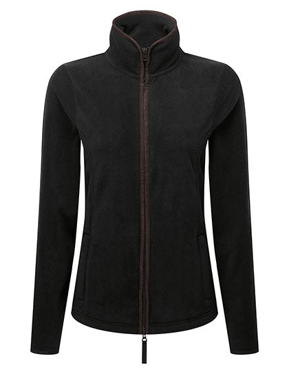 Women´s 'Artisan' Fleece Jacket - Black/Brown