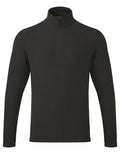 Unisex 'Recyclight' 1/4 Zip Micro Fleece - Black