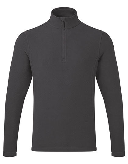 Unisex 'Recyclight' 1/4 Zip Micro Fleece - Dark Grey