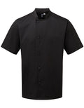 Essential Short Sleeve Chef´s Jacket - Black