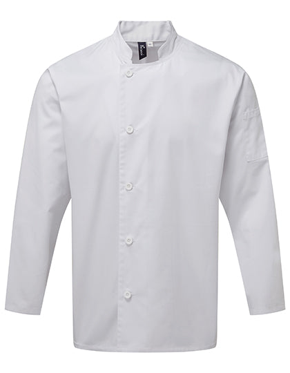 Essential Long Sleeve Chef's Jacket - White
