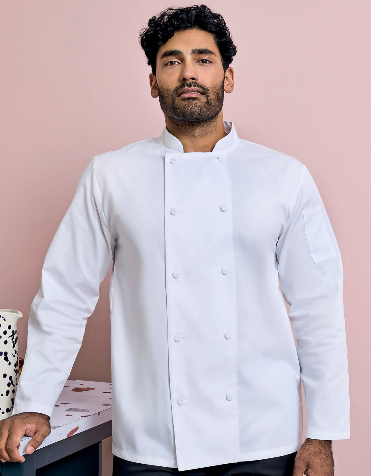 Jacke Chef´s Long Sleeve Coolchecker® besticken & bedrucken | Pulsar Workwear