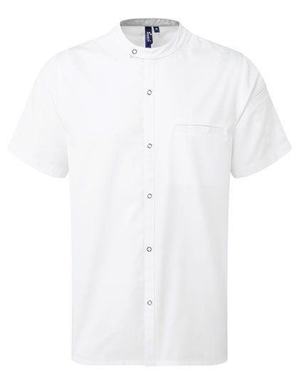 Chef´s Recycled Short Sleeve Shirt - White