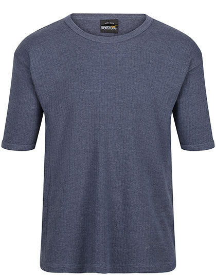 Thermal Short Sleeve Vest - Denim